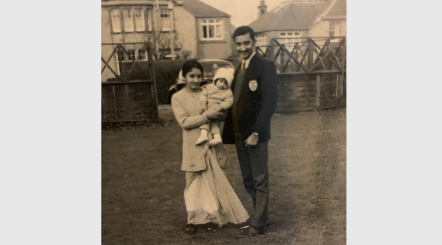 Kodira Kushalapa and family in 1970